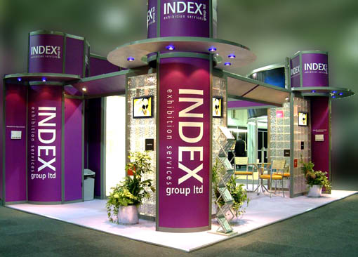 index group exhibition stand at confex show